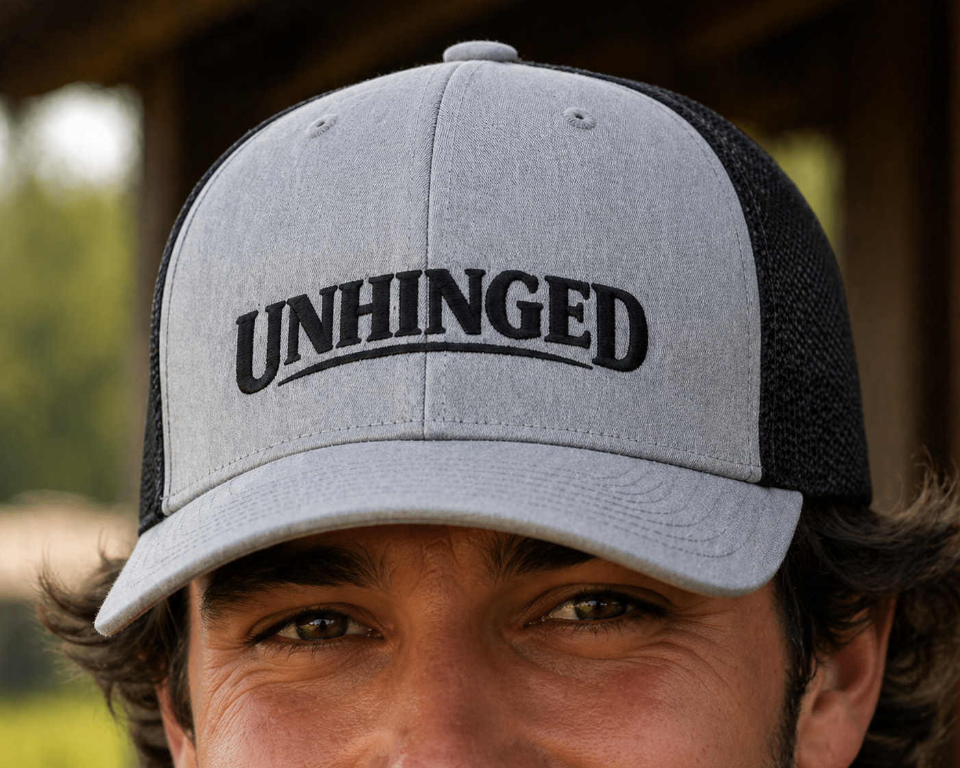 Unhinged Embroidered Hat