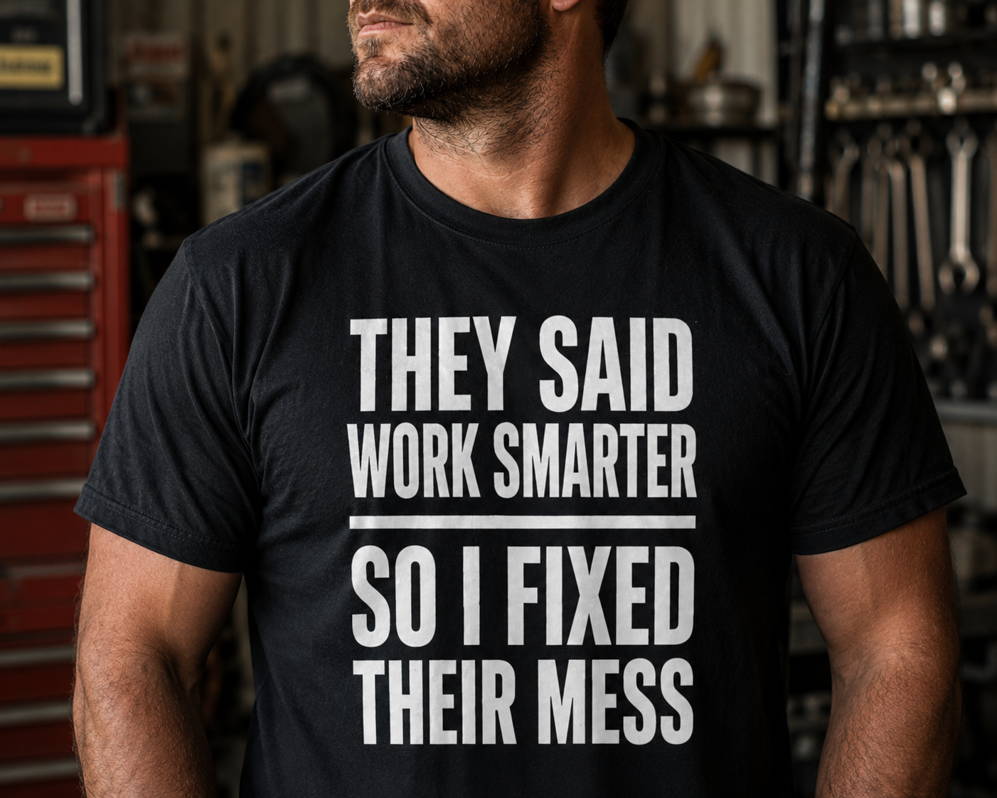 They Said Work Smarter So I Fixed Their Mess T-Shirt