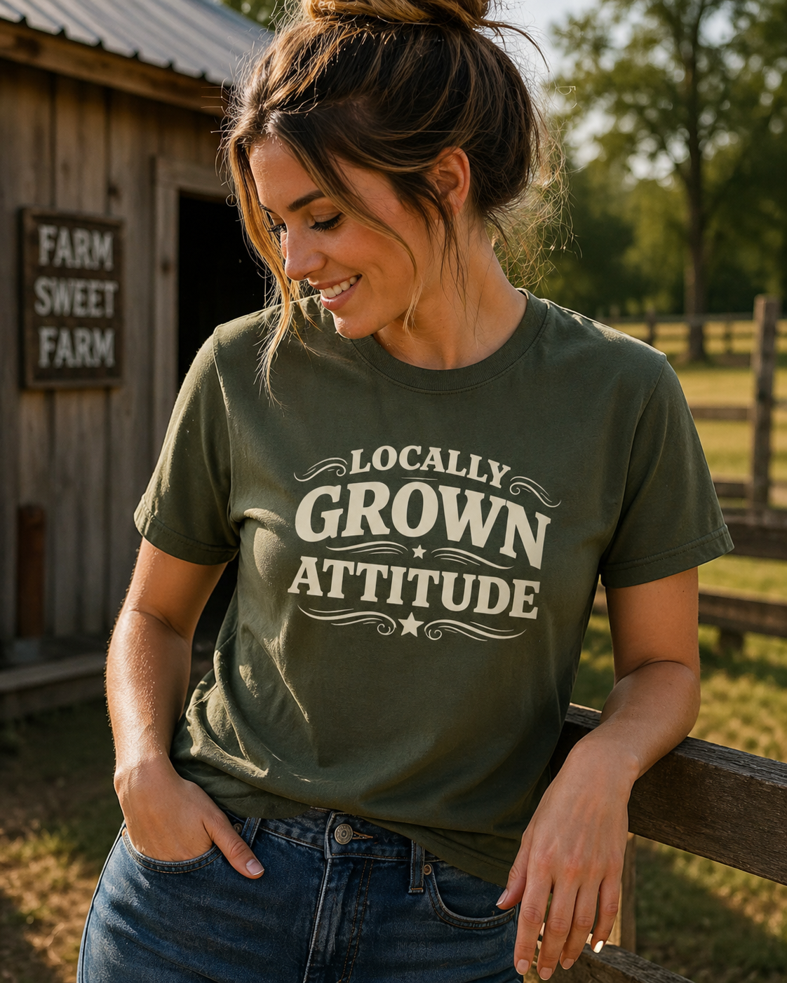 Locally Grown Attitude T-Shirt