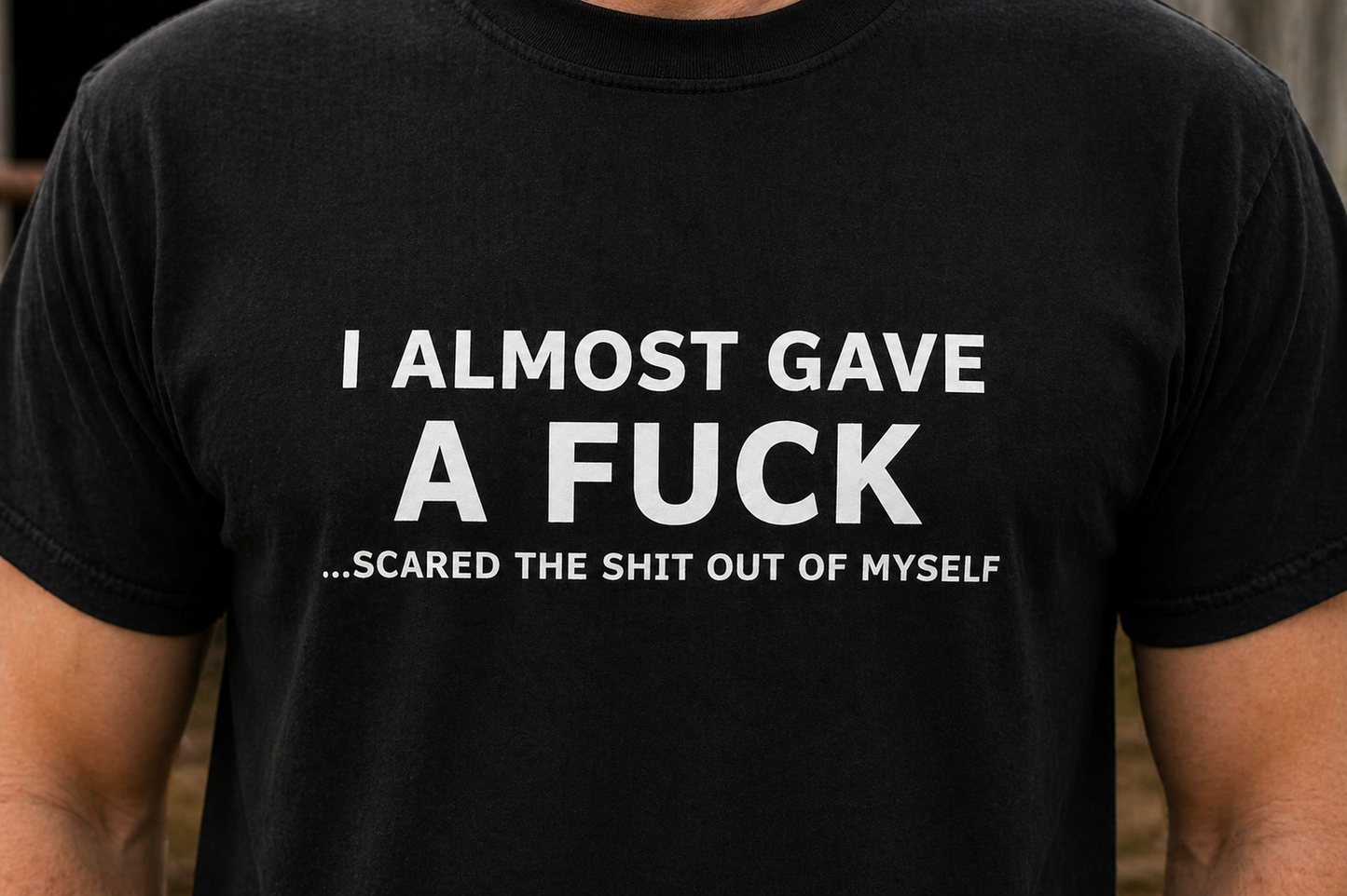 I Almost Gave a Fuck T-Shirt