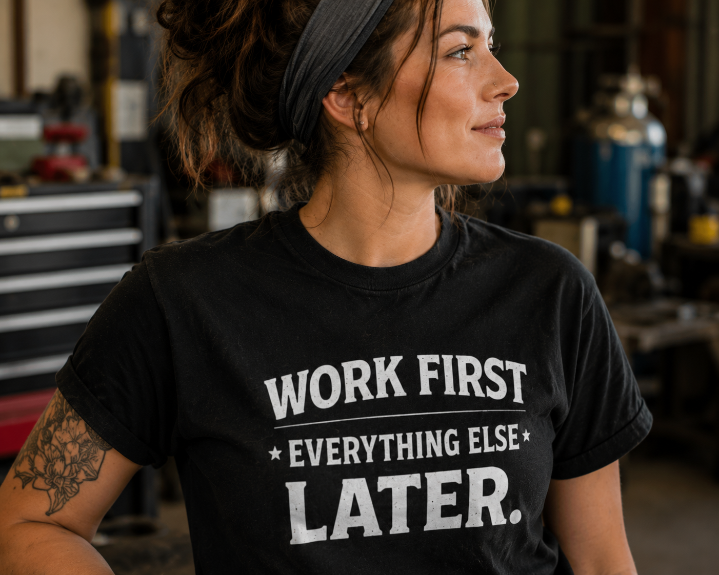 Work First Everything Else Later T-Shirt
