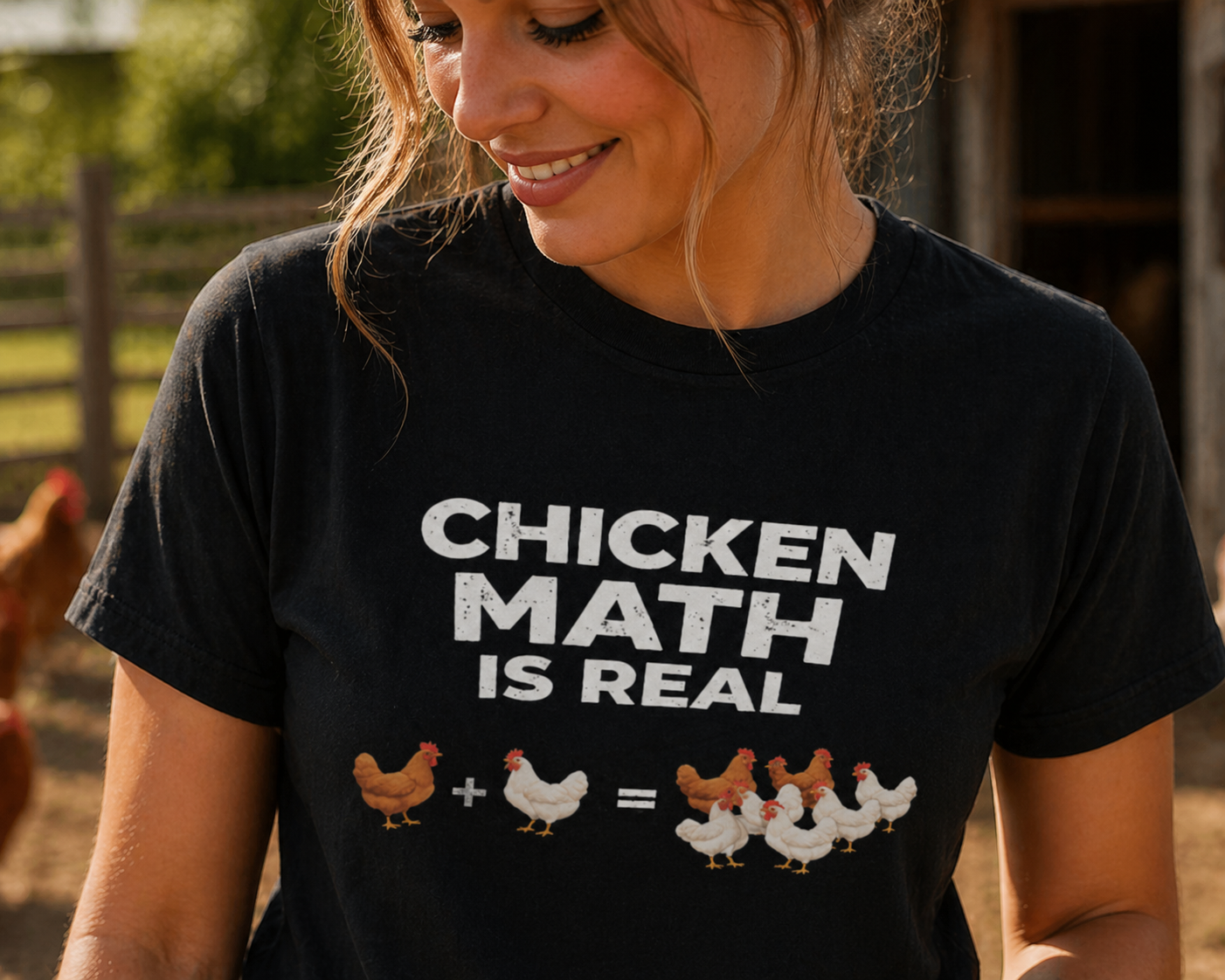 Chicken Math Is Real T-Shirt