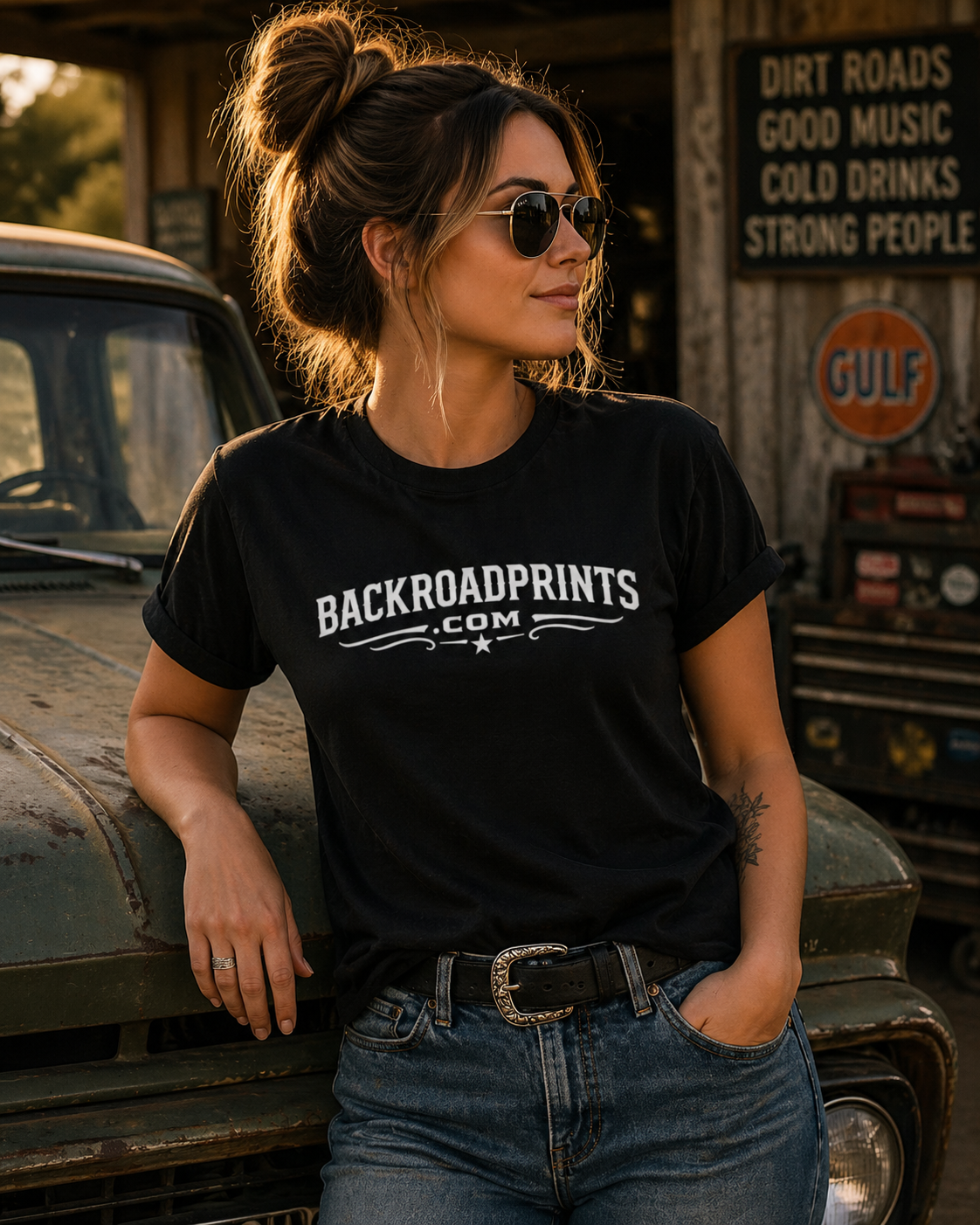 Backroad Prints Logo T-Shirt
