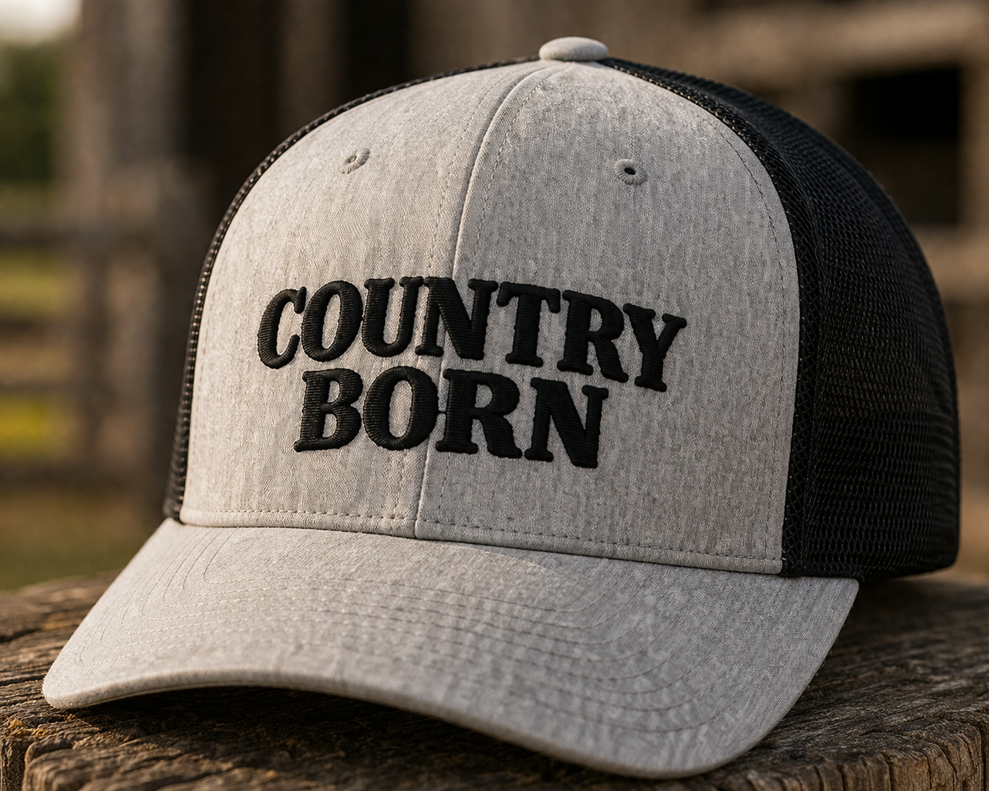 Country Born  Embroidered Hat