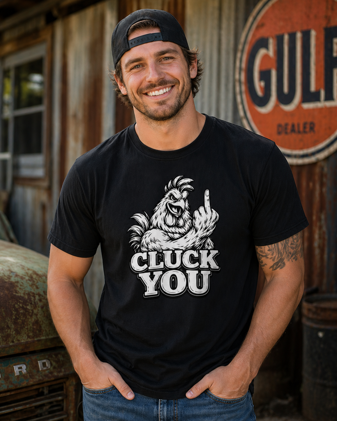Cluck You Chicken T-Shirt
