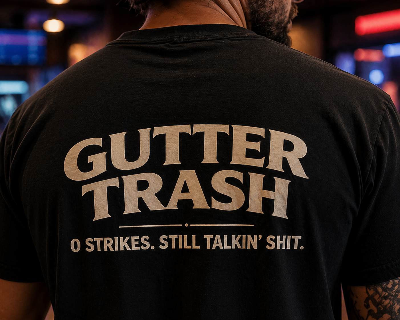 Gutter Trash T-Shirt – 0 Strikes Still Talkin’ Sh*t Bowling T-Shirt