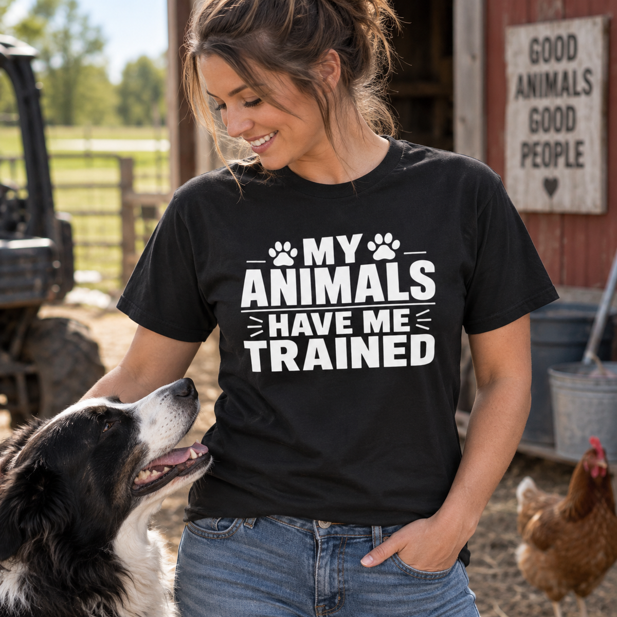 My Animals Have Me Trained T-Shirt