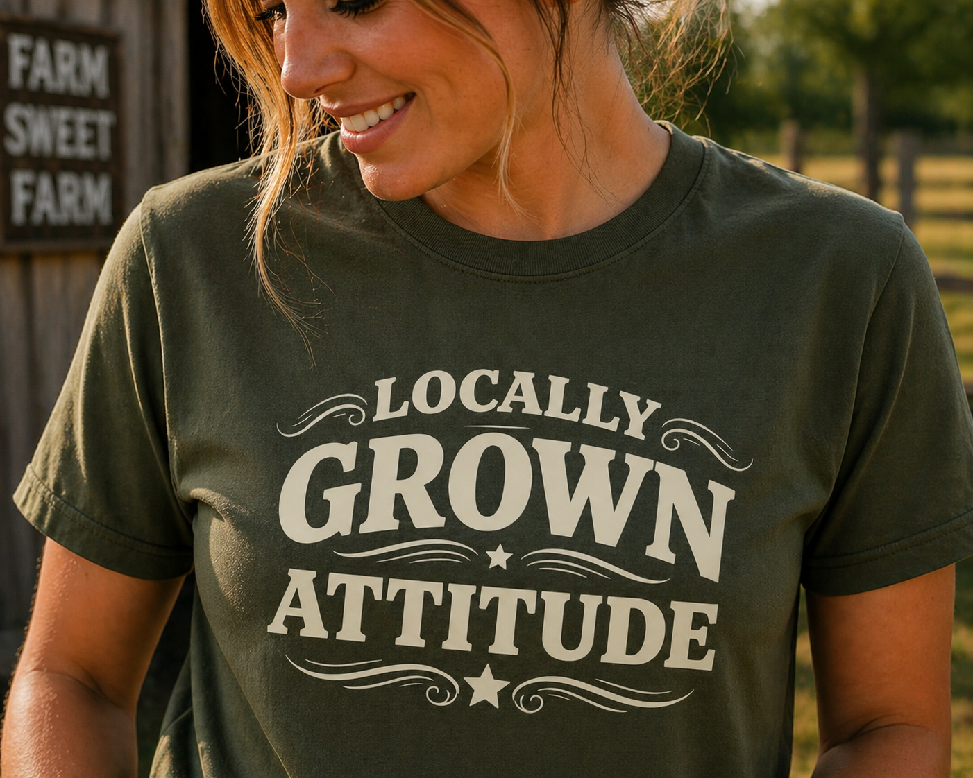 Locally Grown Attitude T-Shirt