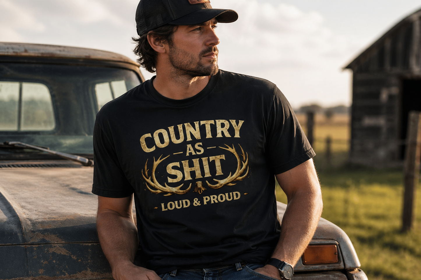 Country as Shit Loud & Proud T-Shirt