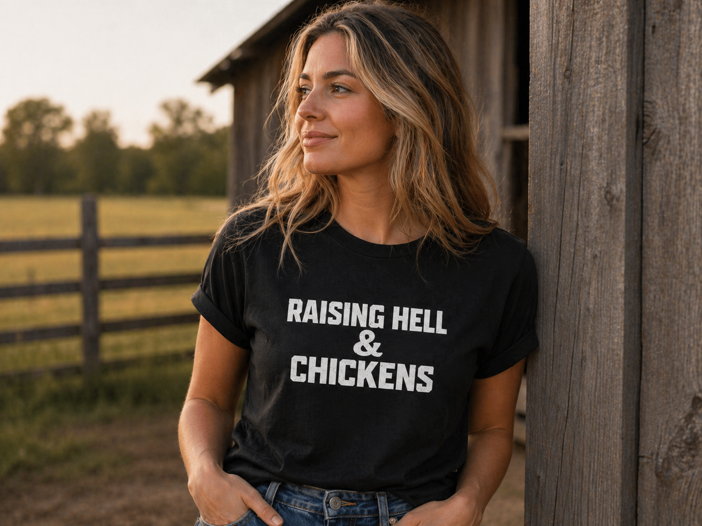 Raising Hell & Chickens T-Shirt