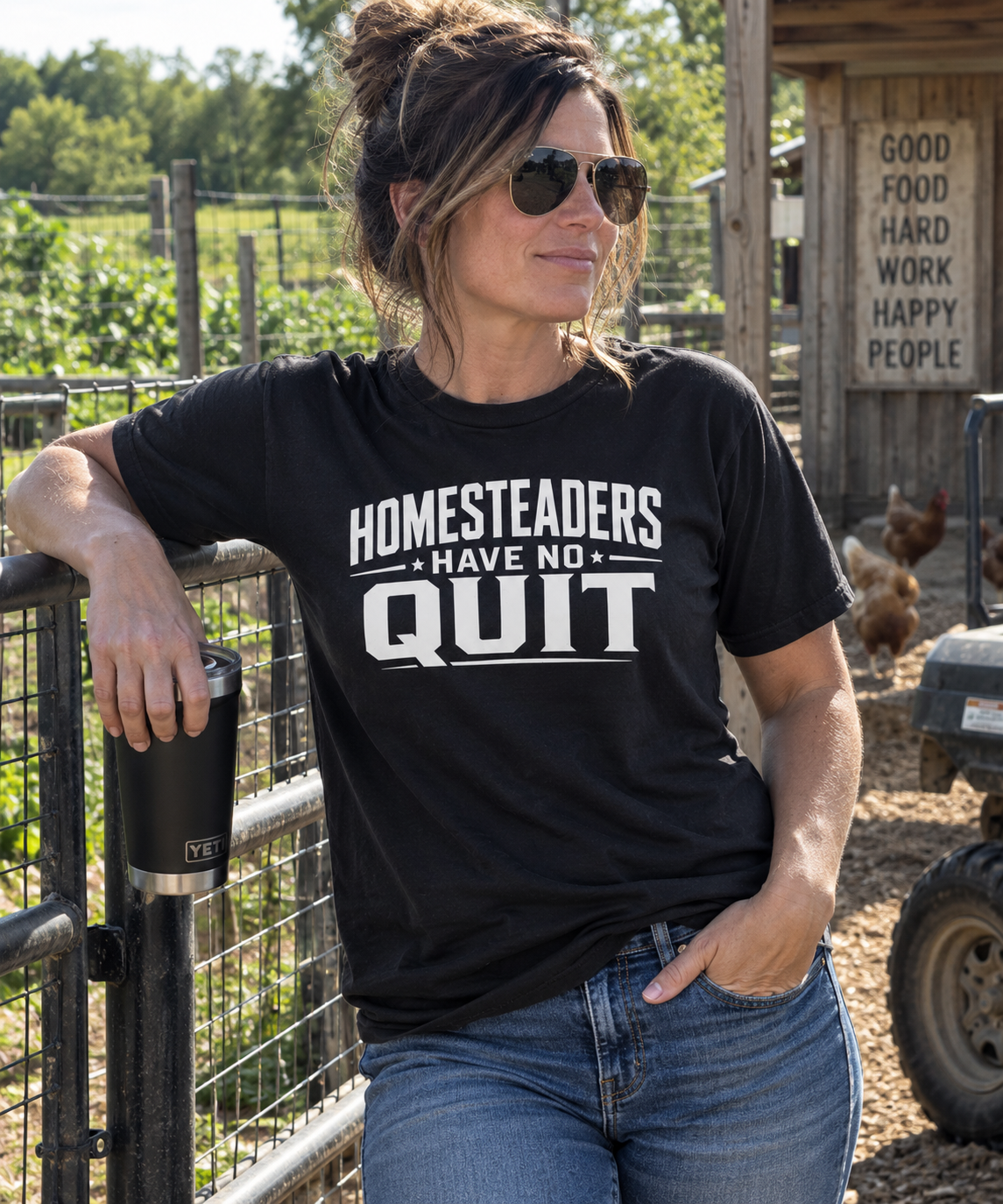 Homesteaders Have No Quit T-Shirt