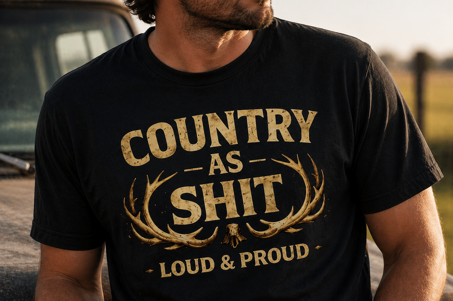 Country as Shit Loud & Proud T-Shirt
