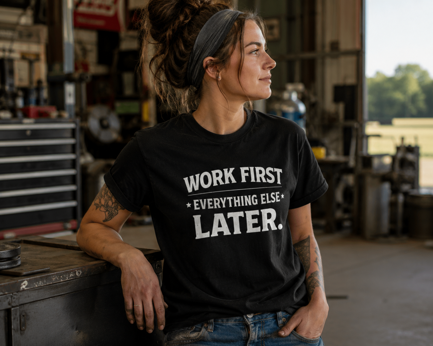 Work First Everything Else Later T-Shirt