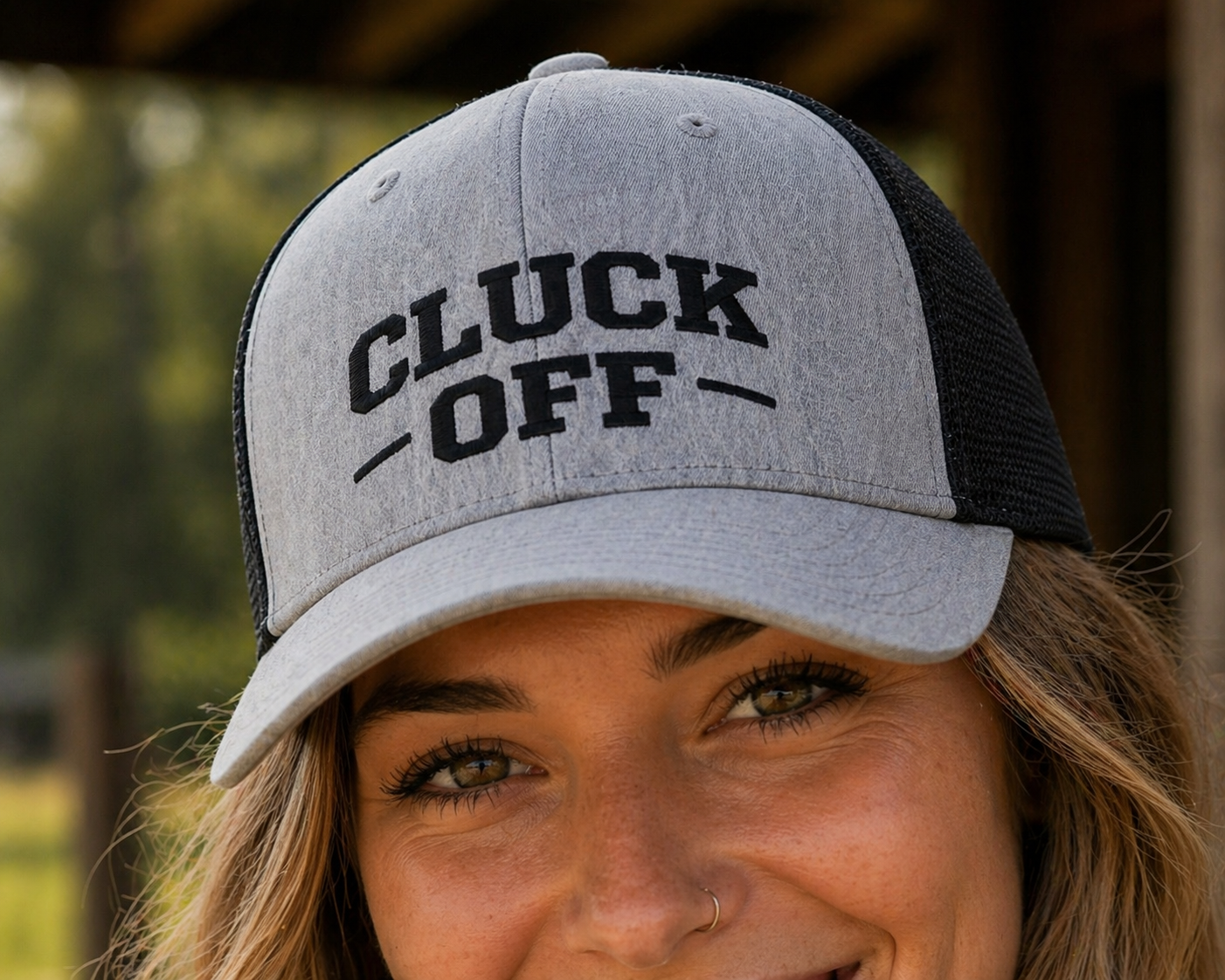 Cluck Off Embroidered Hat