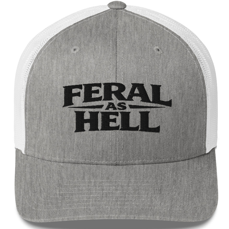 Feral as Hell Embroidered Hat